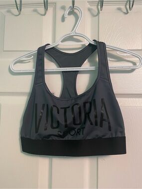 Victoria Secret Grey Racerback Sports Bra